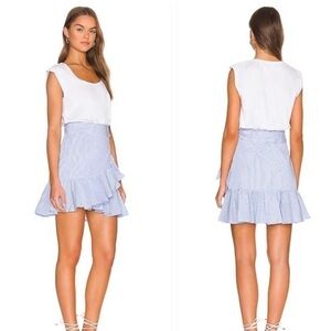 Veronica Beard White & Blue Addyson Dress Size M New With Tag